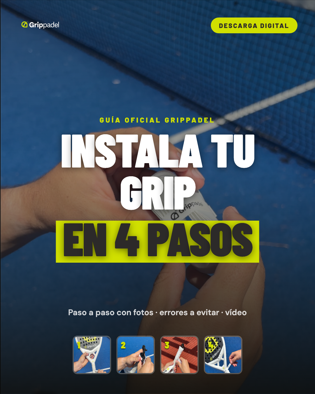 Guía de instalación Grippadel Fusion — Edición exclusiva